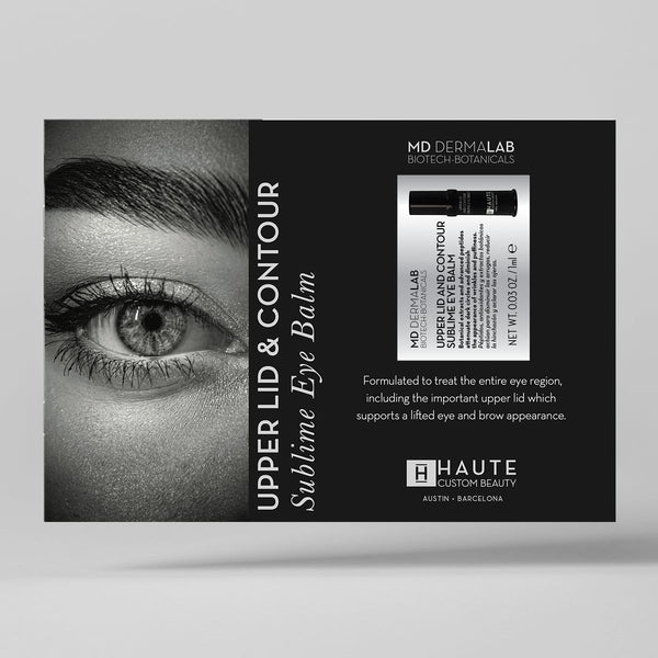  + POSTCARD UPPER LID AND CONTOUR SUBLIME EYE BALM